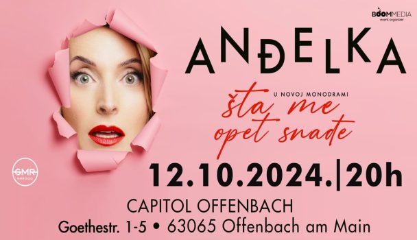 Anđelka – „Šta me OPET snađe“ – Frankfurt