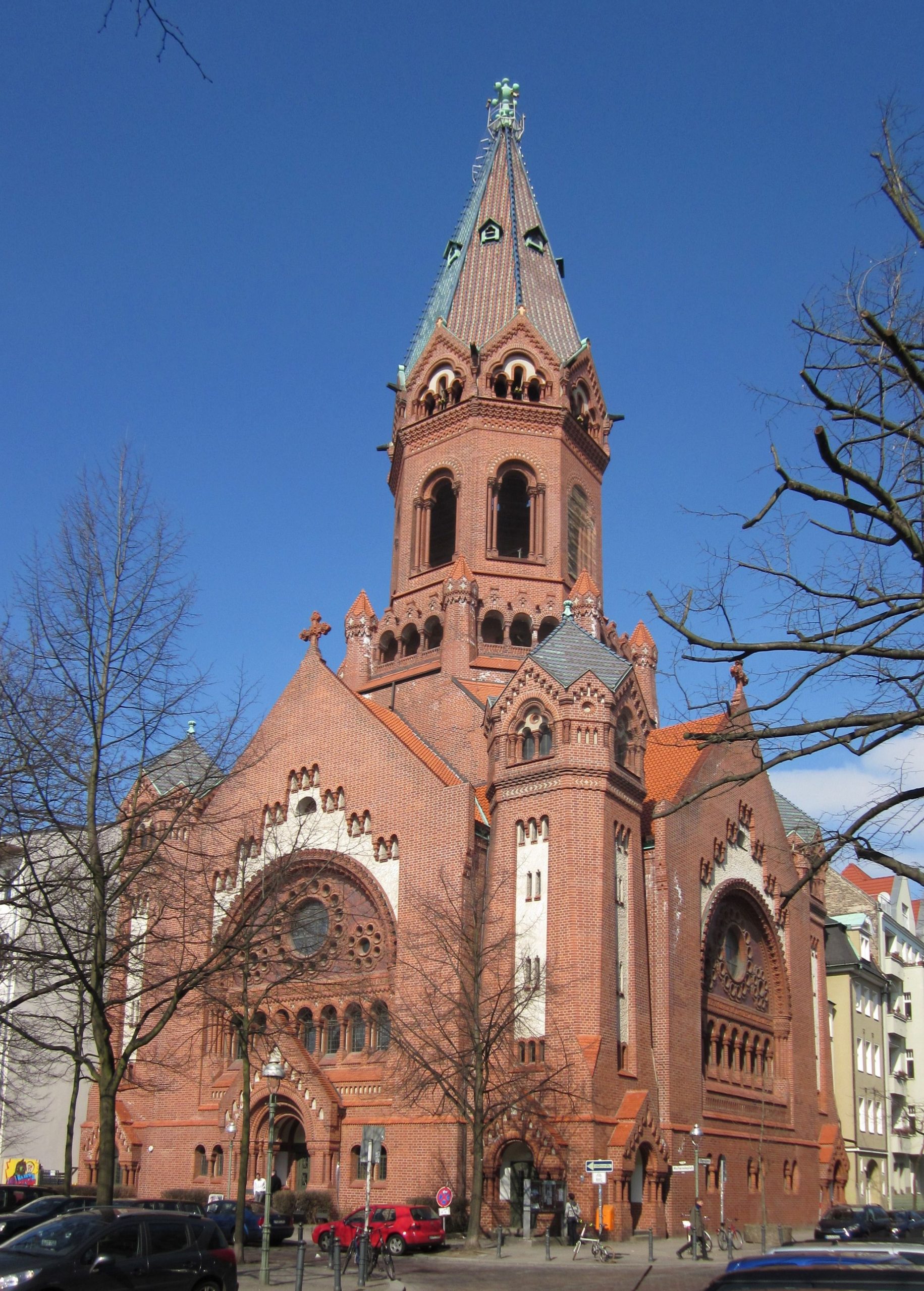 Berlin, Kreuzberg, Marheinekeplatz, Passions Kirche